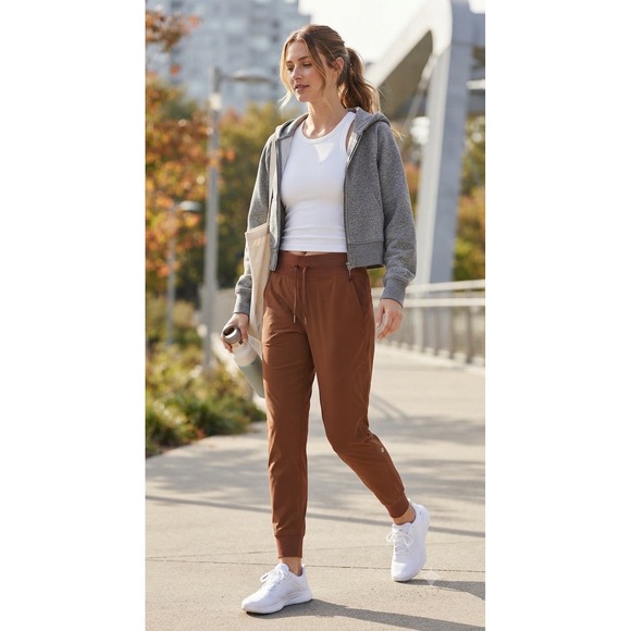 Lululemon Pants - Lululemon Joggers Women's Size 6 Brown Dance Studio Mid Rise Athletic Yoga Pants